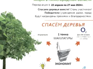 Акция "Сдай макулатуру - спаси дерево!" проходит 2 раза год (раз в полугодие) на регулярной основе.